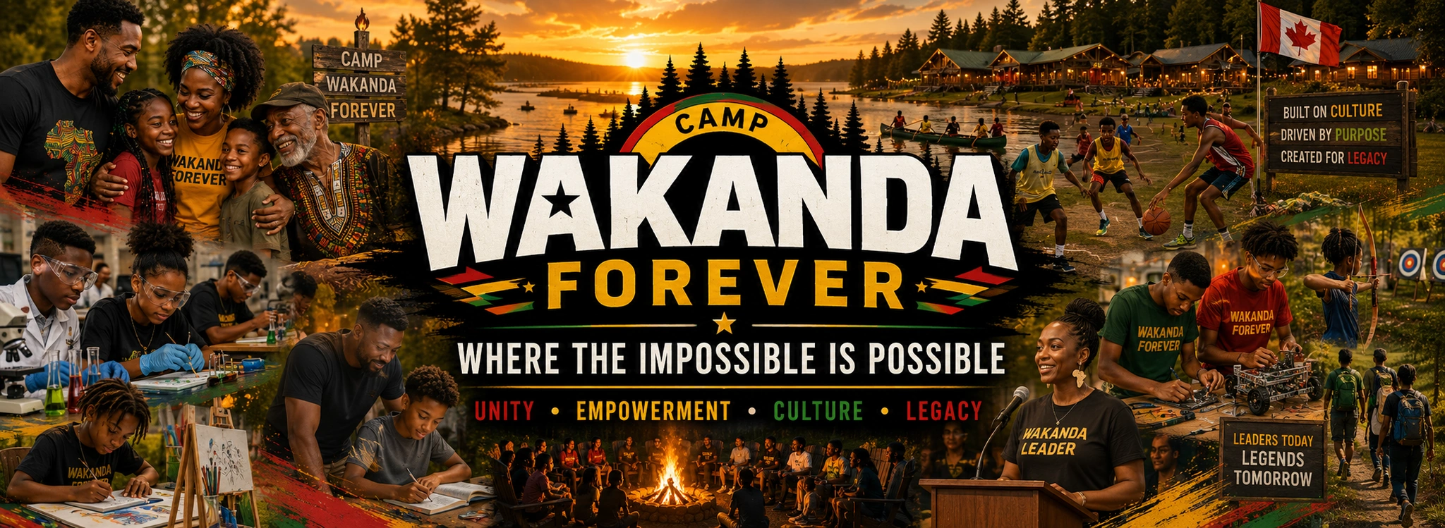 CAMP WAKANDA FOREVER CAMP WAKANDA FOREVER